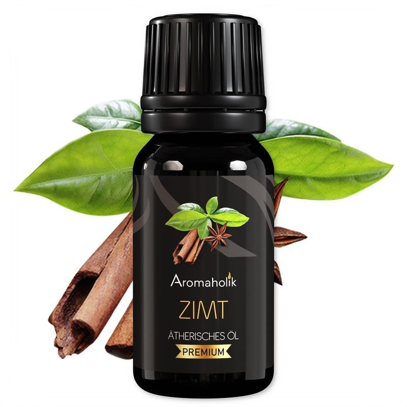 Image of Aromaholic Cinnamon Natural - Essential Oil For Diffuser, Fragrance Lamp & Aromatherapy - Certified Essential Oil From India - Cinnamon Essential Oils 10ml For Sauna & Room Fragrance
