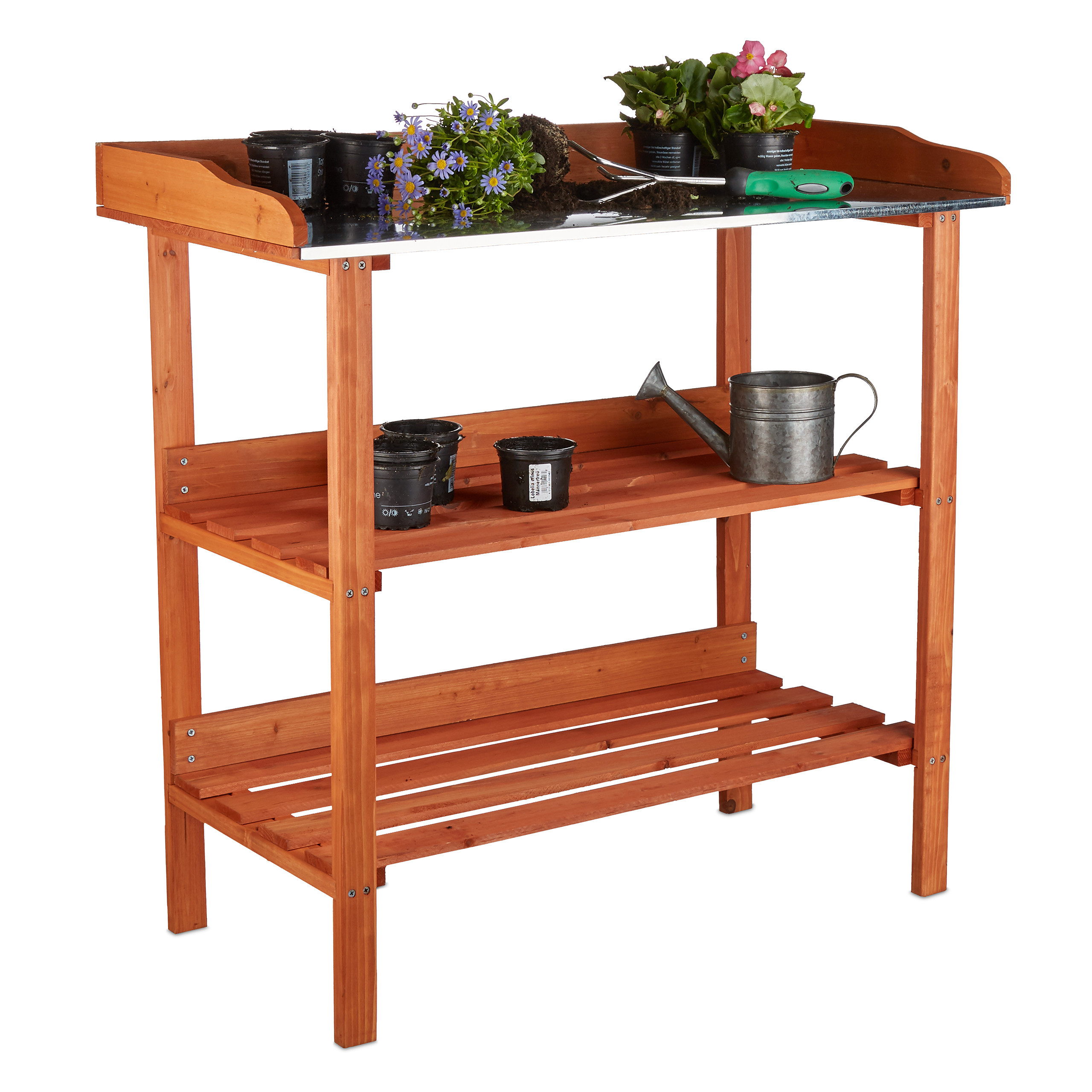 Plant Table In Orange - (w)91.8 X (h)87.5 X (d)41.5 Cm