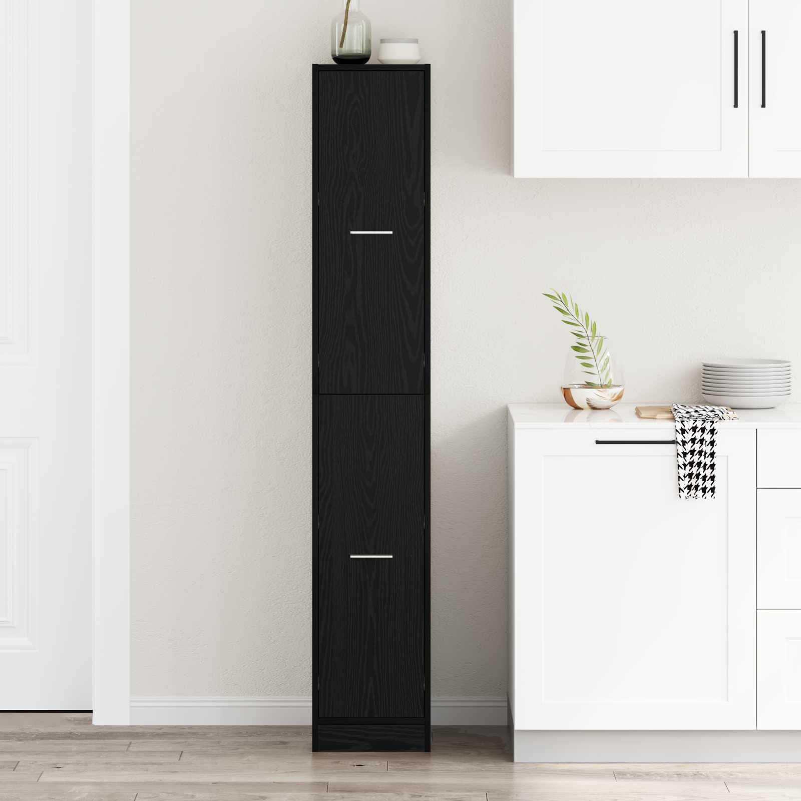 Apothecary Cabinet - Pattern - Pattern 30 X 41 X 174.5 Cm, Modern Cabinet, Rectangular Design, Practical Furniture, Storage Space, Wood Material, Indoor Shelves