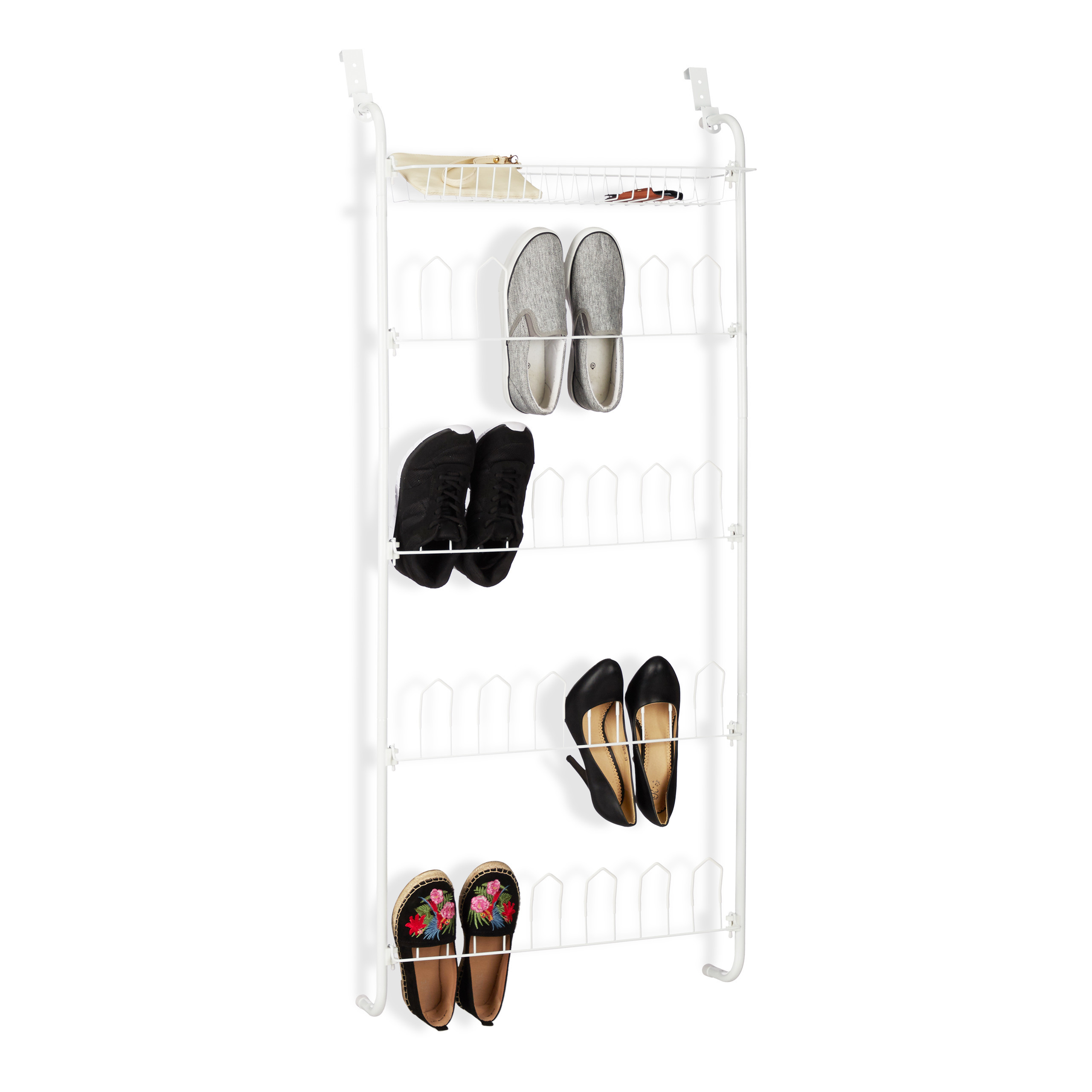 Door-shoe Rack In White