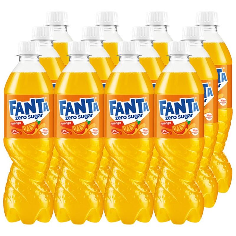 0 Sugar With Orange Flavor 500 Ml X 12pcs