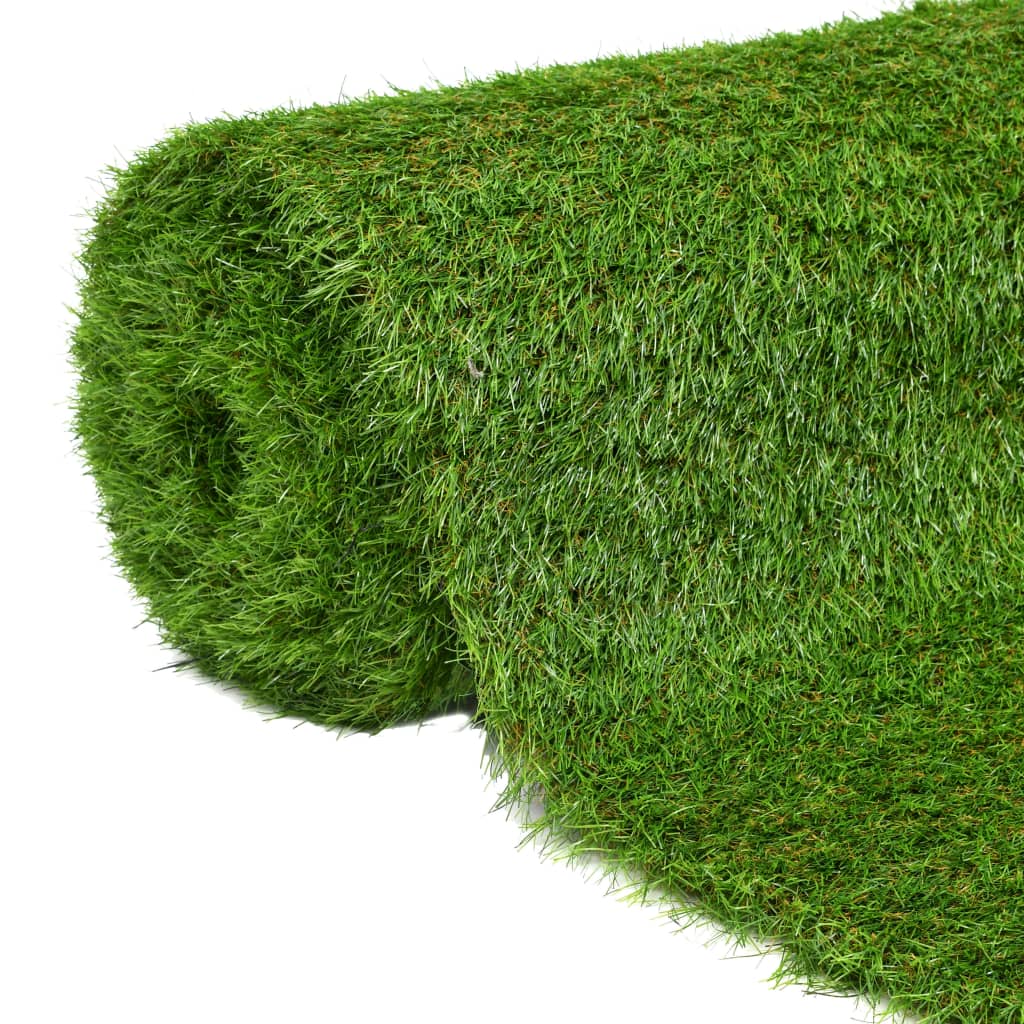 Vidaxl Artificial Grass Carpet, Ready-to-use Artificial Turf Rug For Garden, Balcony, Terrace, 1x10 M/30 Mm, Green