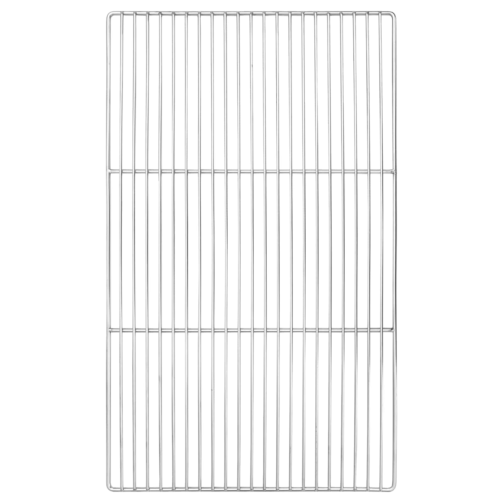 Image of Grill Grate 67 X 40 Cm Stainless Steel Silvery, Garden And Terrace, Modern Stainless Steel Grate, Rectangular Grill Surface, Easy To Clean