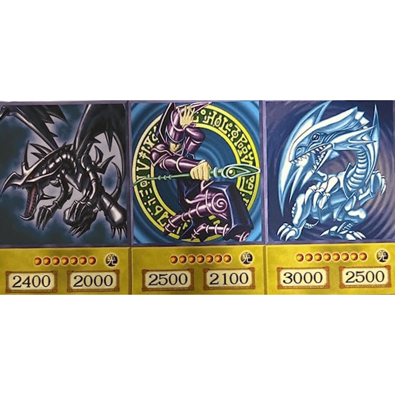 E-shop Yugi, & -Set Orica -Schwarzer , Weißer Drache & Schwarzer Rotaugen Drache - Original Anime Karte