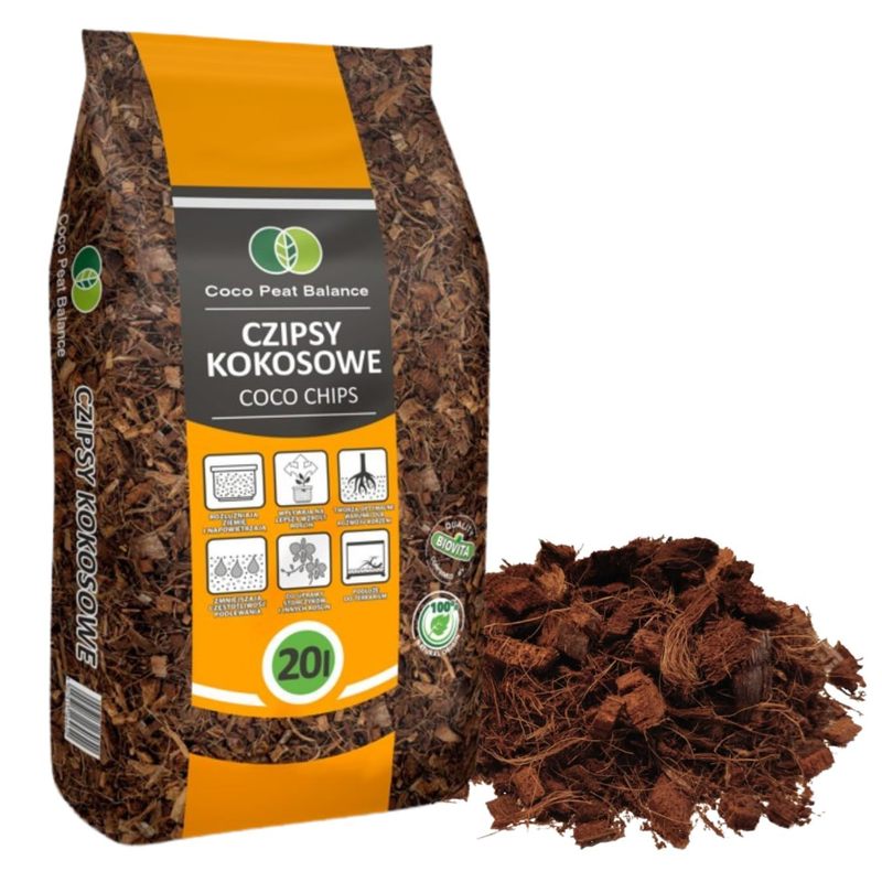 TEMU de coco pour plantes à fleurs 20L - Terreau de coco pour plantes - de coco naturelles pour plantes - Terreau pour jardinières surélevées,