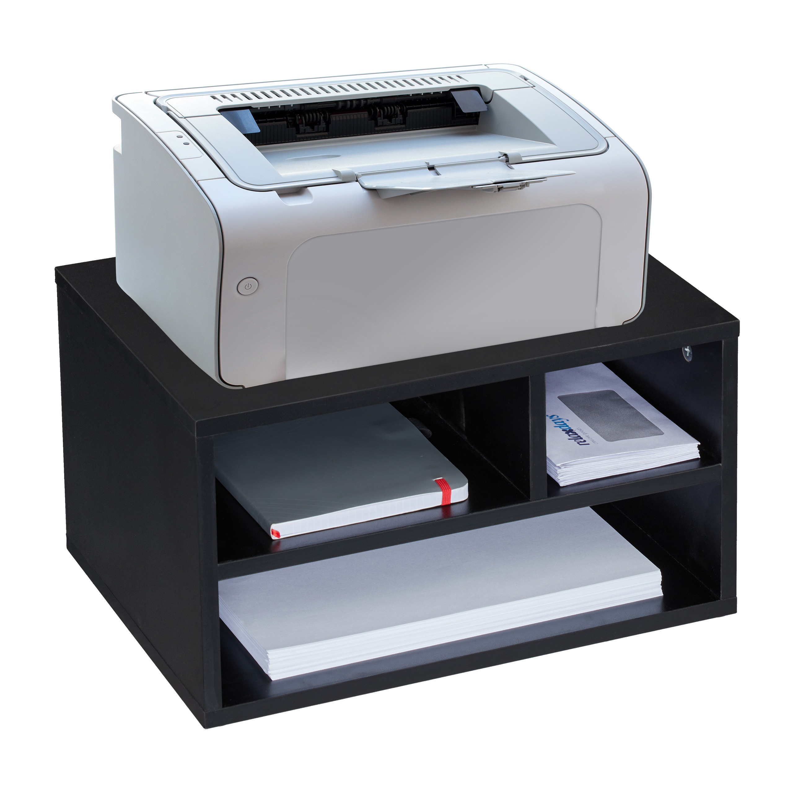 Printer Stand Desk In Black