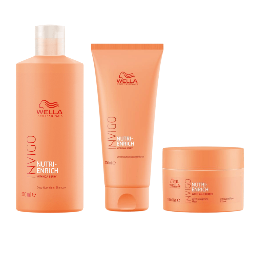 Wella Invigo Nutri- Shampoo & Conditioner & Mask Set