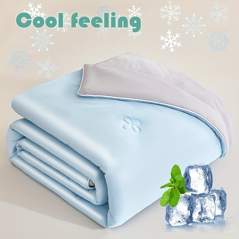1pc cooling summer quilt summer cooling blanket ultra soft double sided cooling blanket   summer quilt nap blanket   lightweight breathable for hot sleepers