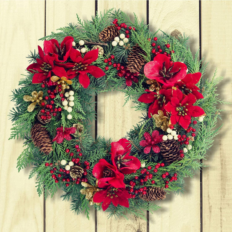 TEMU Red A Twig Red Balls For Garlands