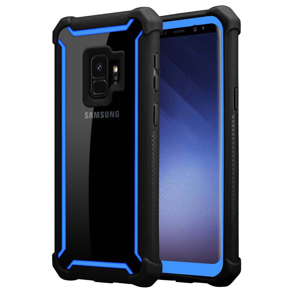 Image of Case Compatible With Galaxy S9 2-in-1 Protective Case With Tpu Silicone Edge And Glass Back Made Of Acrylic Case Cover Mobile Phone Case, Phone Case