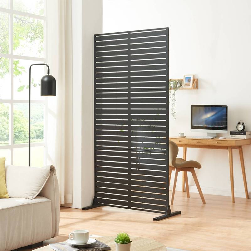 Indoor Partition Wall Trolu Galvanized Steel Slat Design 200 X 100 X 50