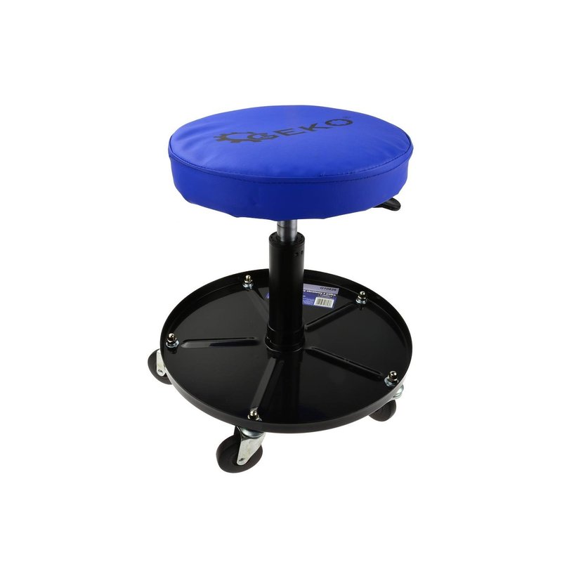 Rotating Workshop Stool With Shelf
