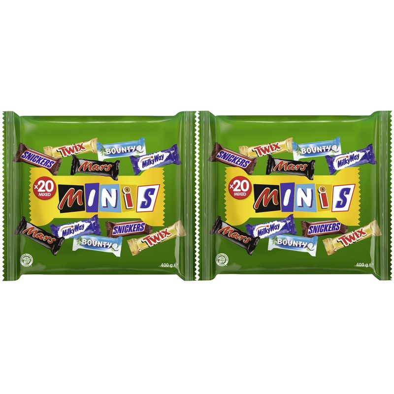 2x Mars Mixed Minis 400g (2x400g)