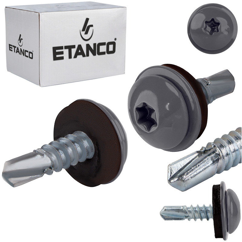 Self-tapping Screws. Ph (z14) 4.8x19mm Ral 7024