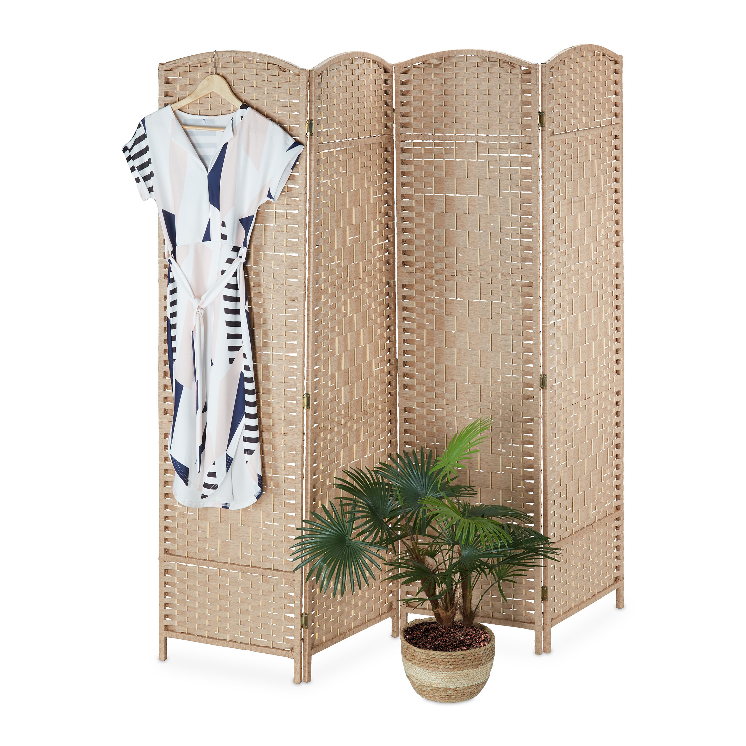 Room Divider In Natural - (w)180 X (h)180cm