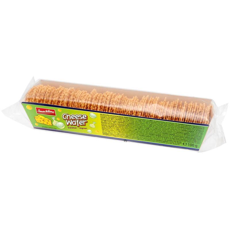 Snackline Cheese Waffles Onion 100g