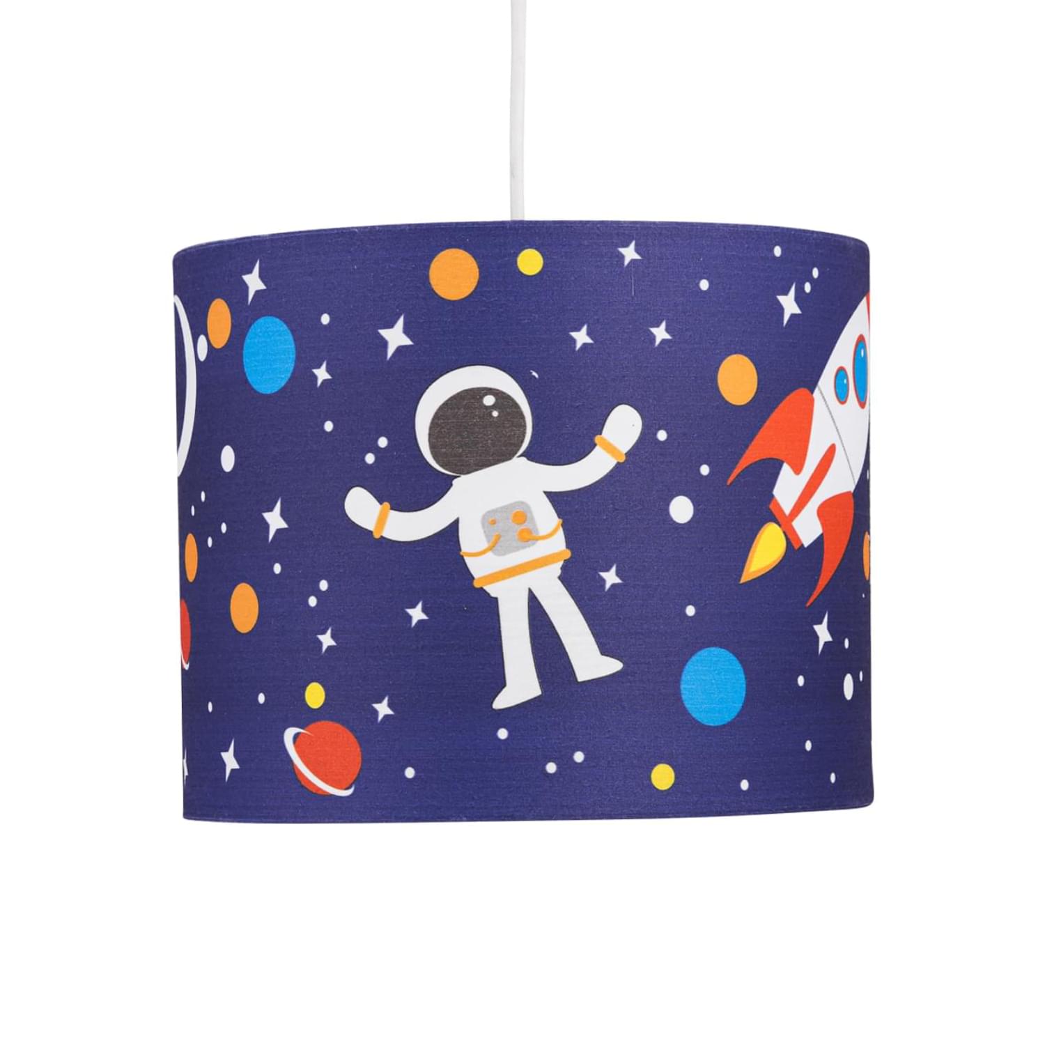 First Choice Lighting Space Rocket 25cm Light Shade in Blue