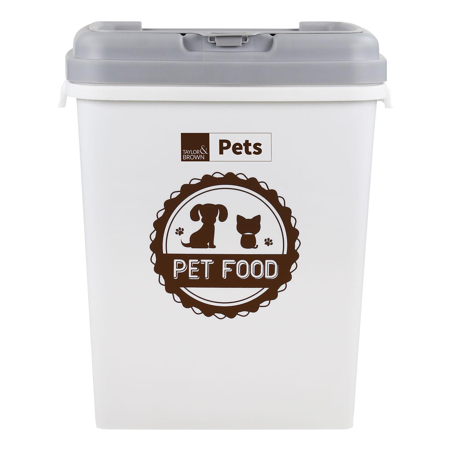 40L Airtight Pet Food Storage Container with Measuring Cup