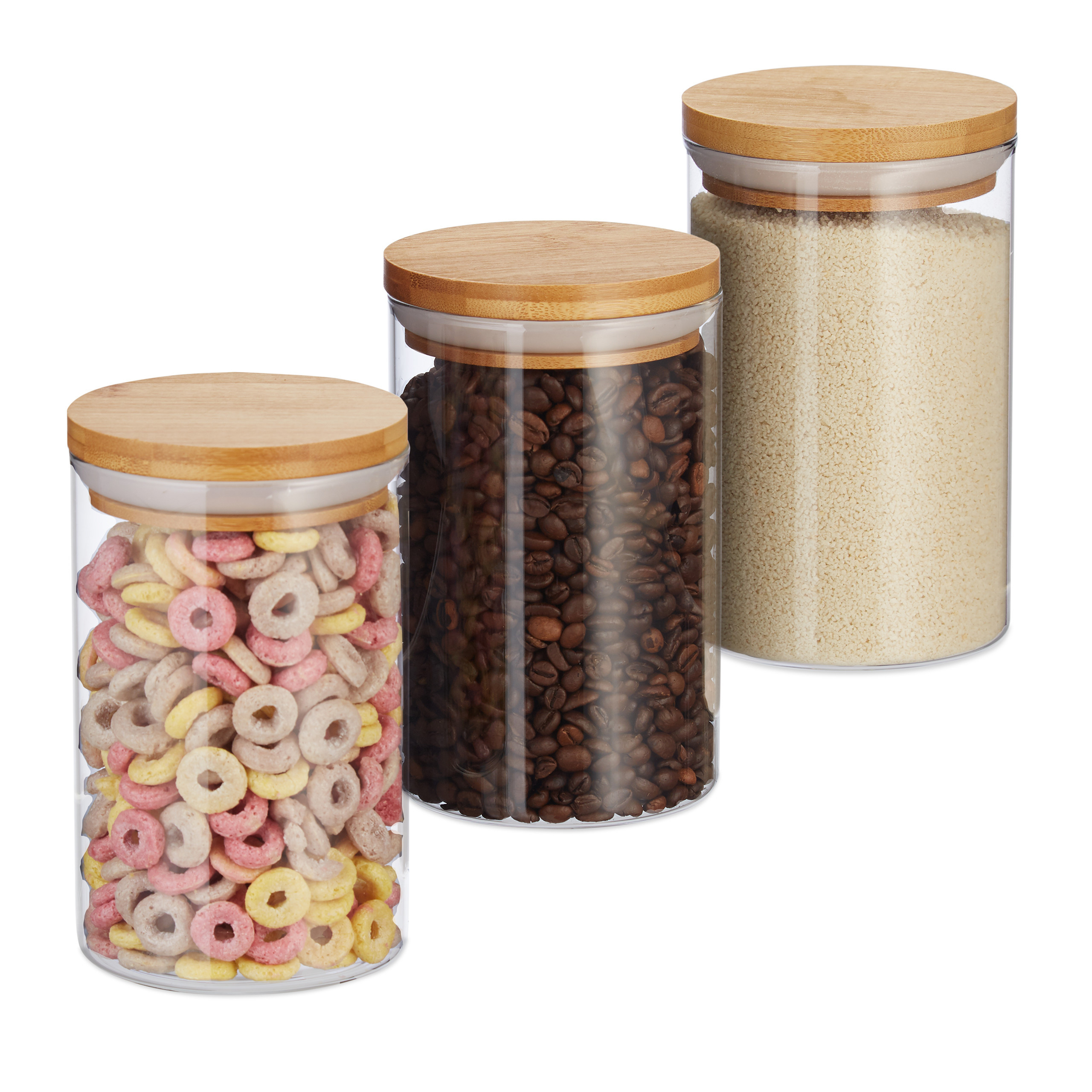 Image of 6 X Natural Storage Containers - 800 Ml