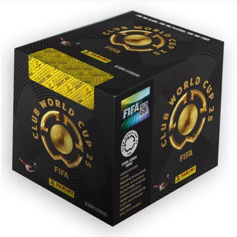 TEMU World Cup 2025 - Sticker Display Box With 50 Packs - Official Collection For The Cup With 32 Teams
