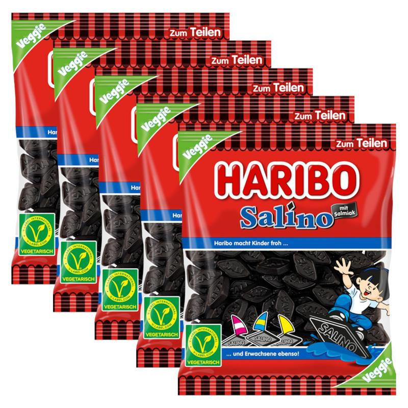 Image of 5 Packs Of Haribo Salino 175g (5x175g)