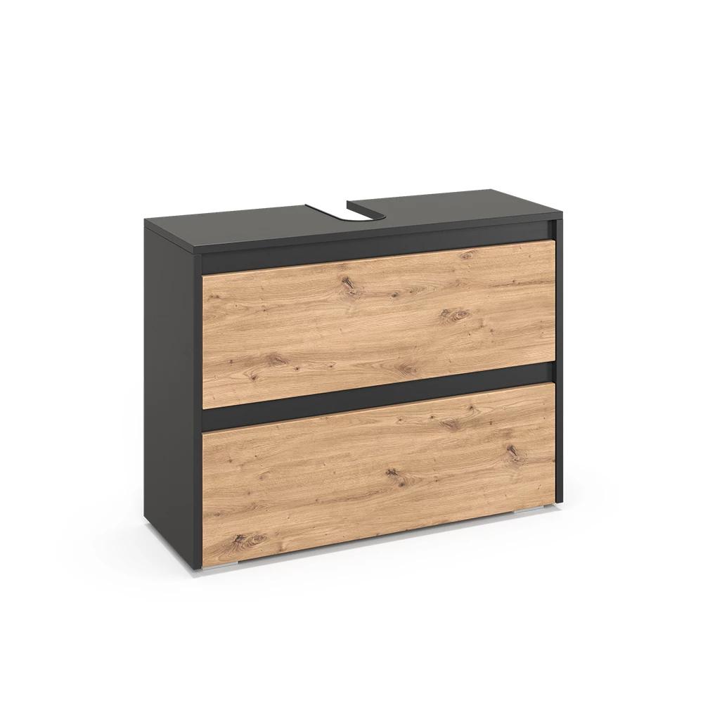 Image of Majest Artisan 80.1 X 62 Cm Bathroom Vanity Cabinet With 2 Drawers, Under-sink Cabinet For Washbasin, Bathroom Furniture, 16mm Chipboard