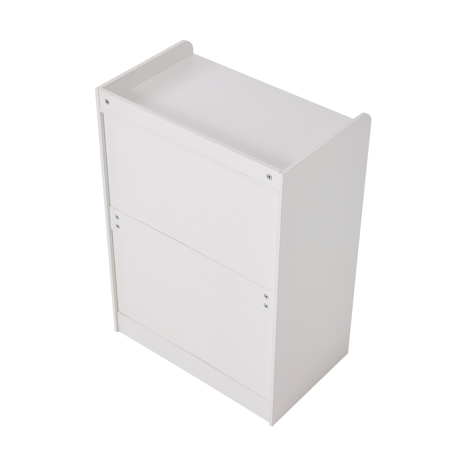 4-Drawer White Entryway Storage Cabinet & Nightstand, Multi-Purpose