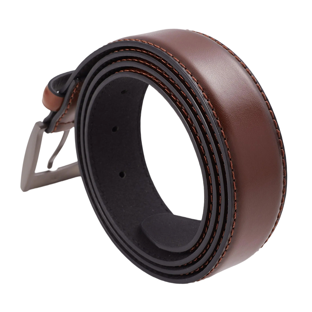 Men's Adjustable Perforated Embossed Belt Strap