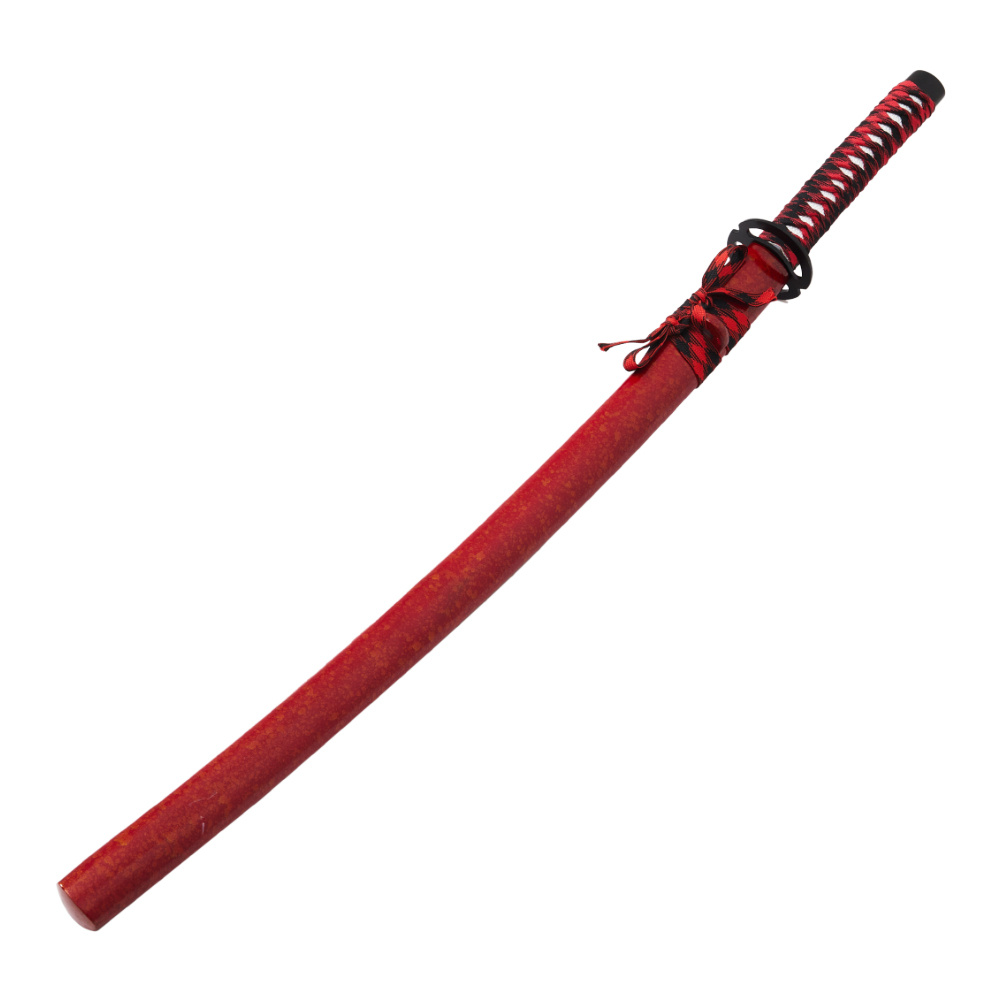 TEMU Indoor Outdoor Wooden Sculptures Ornament, Ideal Gift For Halloween And Christmas, Total Length 96cm, Red