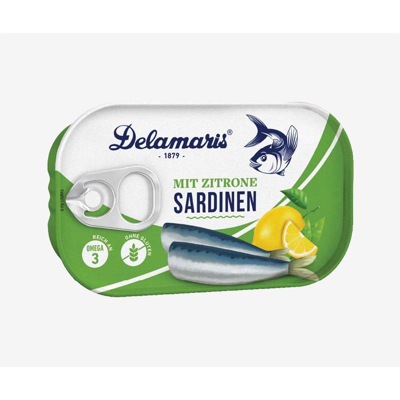 Canned Sardines With Lemon 90g - 10-pack