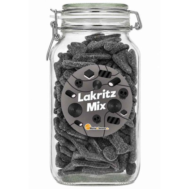 Image of Salty Licorice Mix In A 1.4kg Glass