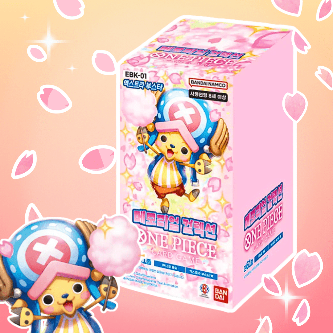 Bandai 1 Piece Eb01 Booster Display Korean – 24 Booster Packs, Trading Card Game
