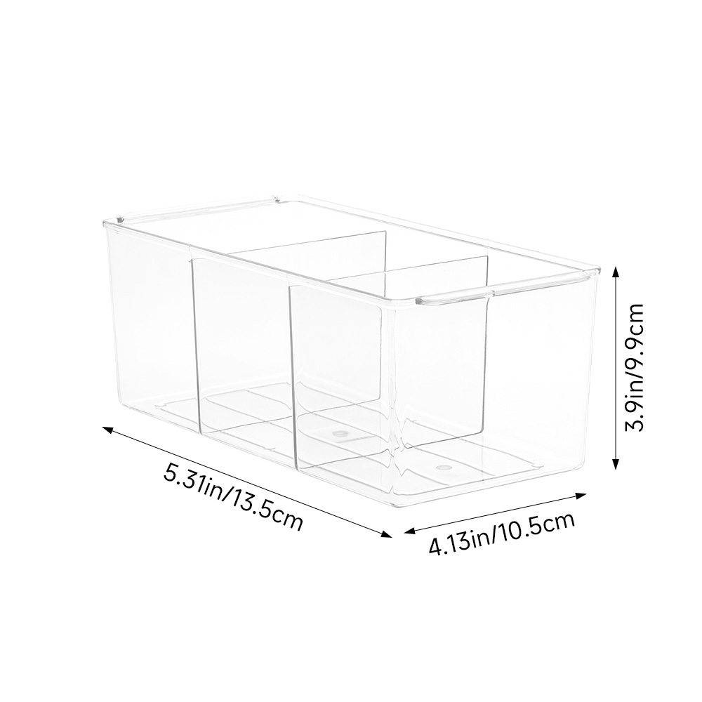Vanity Table Cosmetic Storage Box with Dividers