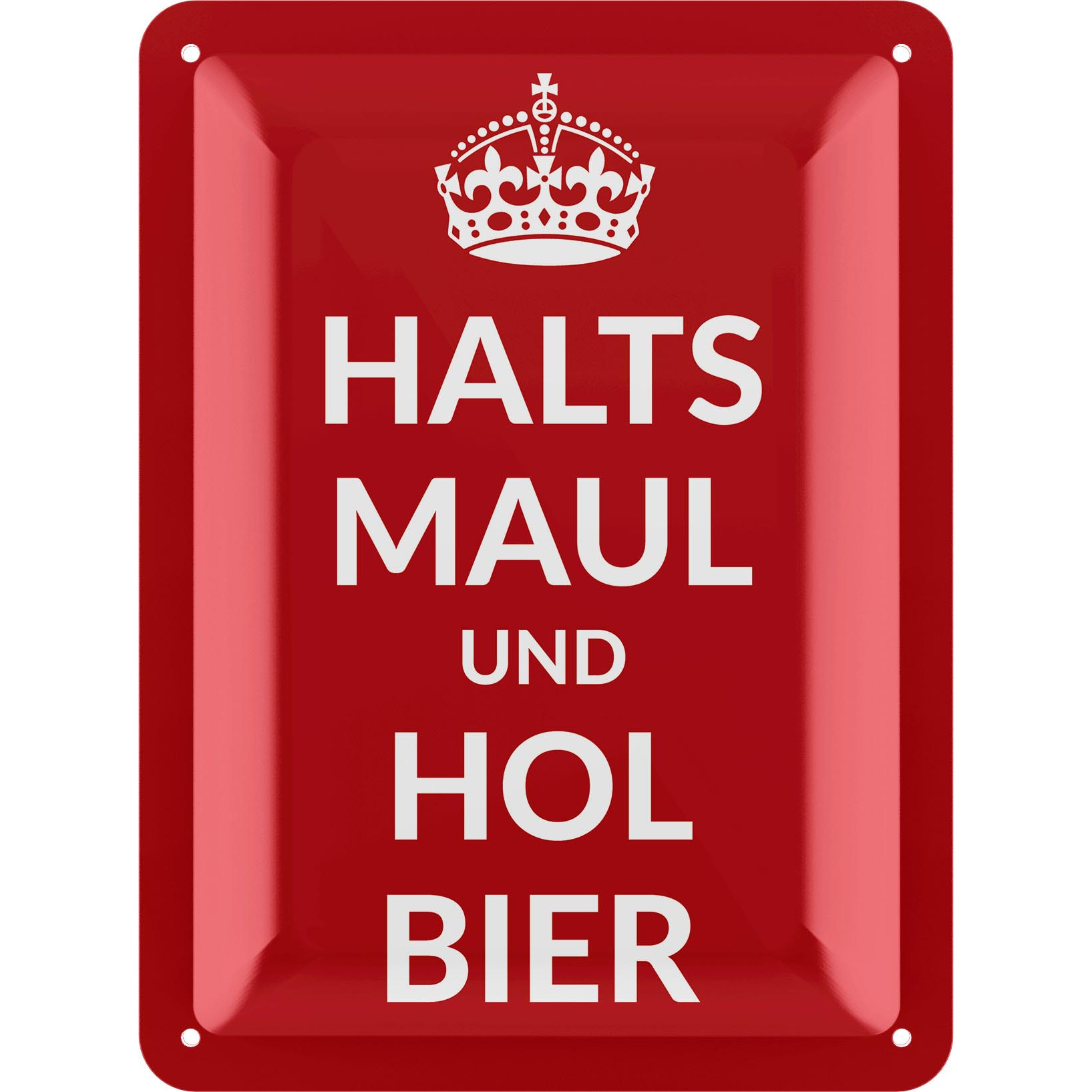 Image of Retro Metal Beer Sign - Funny Quote Metal Plaque Gift For Beer Lovers And Men - Bar, Pub, Party Cellar Decoration - Workshop Metal Sign - Die-cut 15x20cm Classic Edition