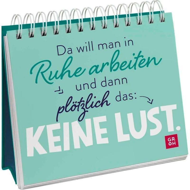 Paperback: You Want To Work In Peace And Then Suddenly This: No Desire. / Groh Publishing (german)