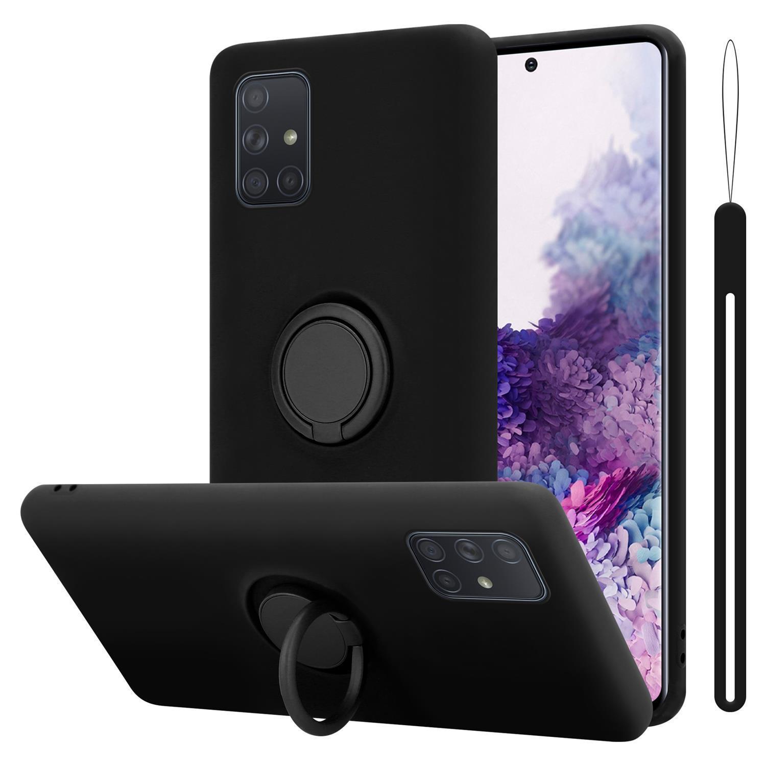 Case Compatible For Galaxy A71 4g Protective Cover Flexible Tpu Silicone With Ring Back Case Cover Phone Case