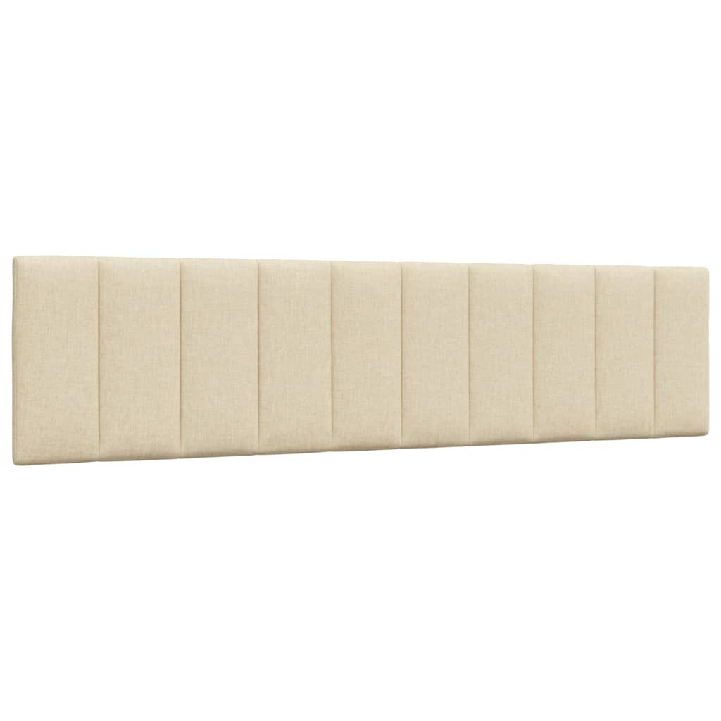 Image of Vidaxl Headboard Pillow "hanko" Cream 200 Cm Fabric, Headboard Pillow, Head Pillow, Reading Pillow, Headboard Cushion, Back Pillow, Pillow Headboard, Headboard Cushion
