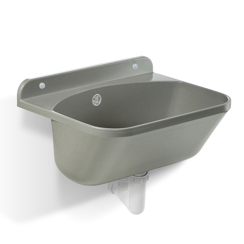 Image of Kadax Square Utility Sink Gospo , Gray