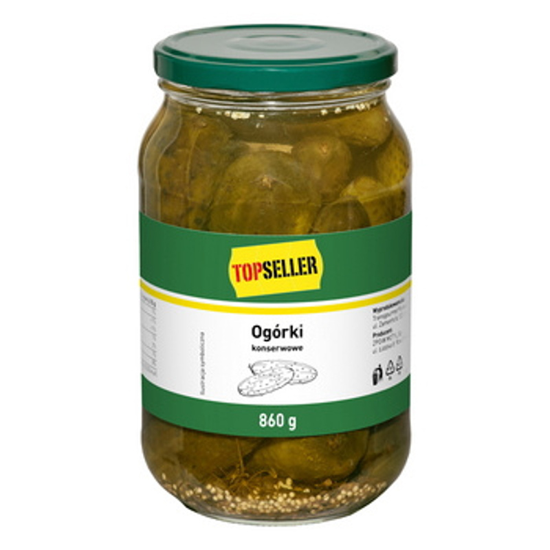 TEMU Bestseller Pickled Cucumbers 860g