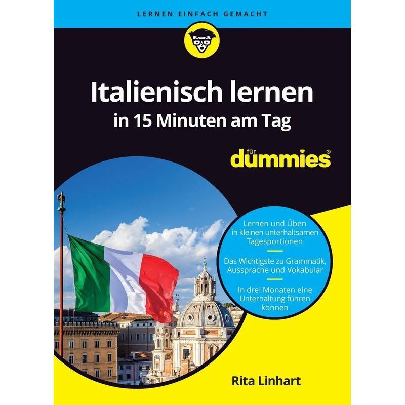Image of Learn Italian In 15 Minutes A Day For Dummies - Paperback - Rita Linhart - For Dummies - 336 Pages - German - 2025 - Wiley Vch Gmbh - Ean 9783527723287