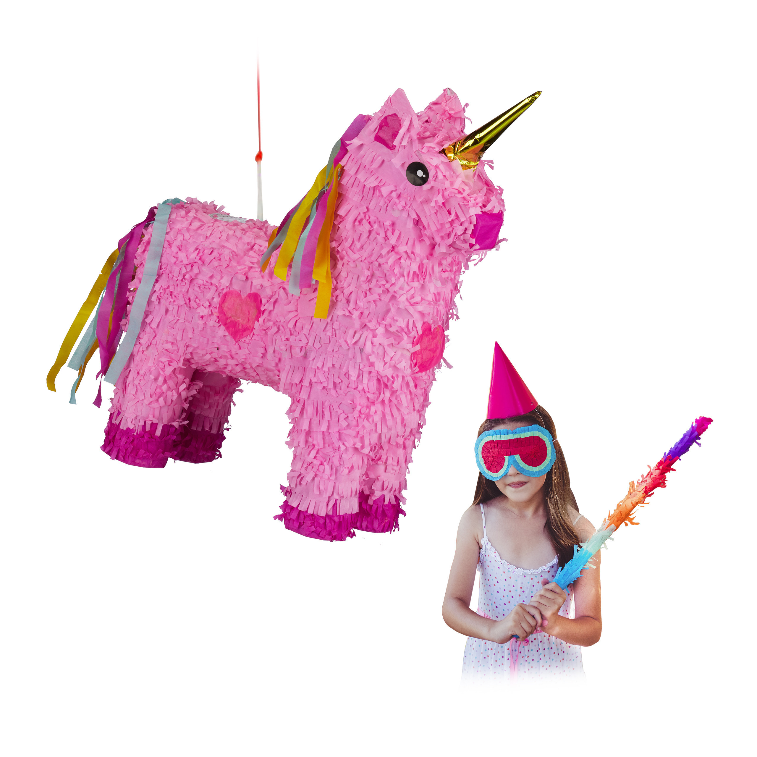Pink Unicorn Pinata