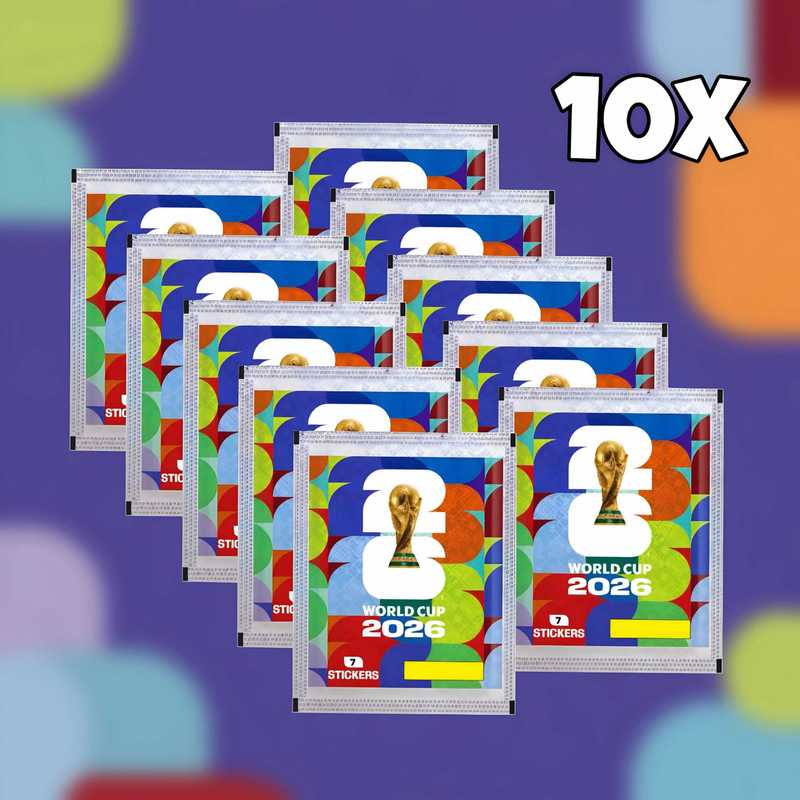 panini   fußball-weltmeisterschaft wm 2026 sammelsticker (7 sticker pro packung)