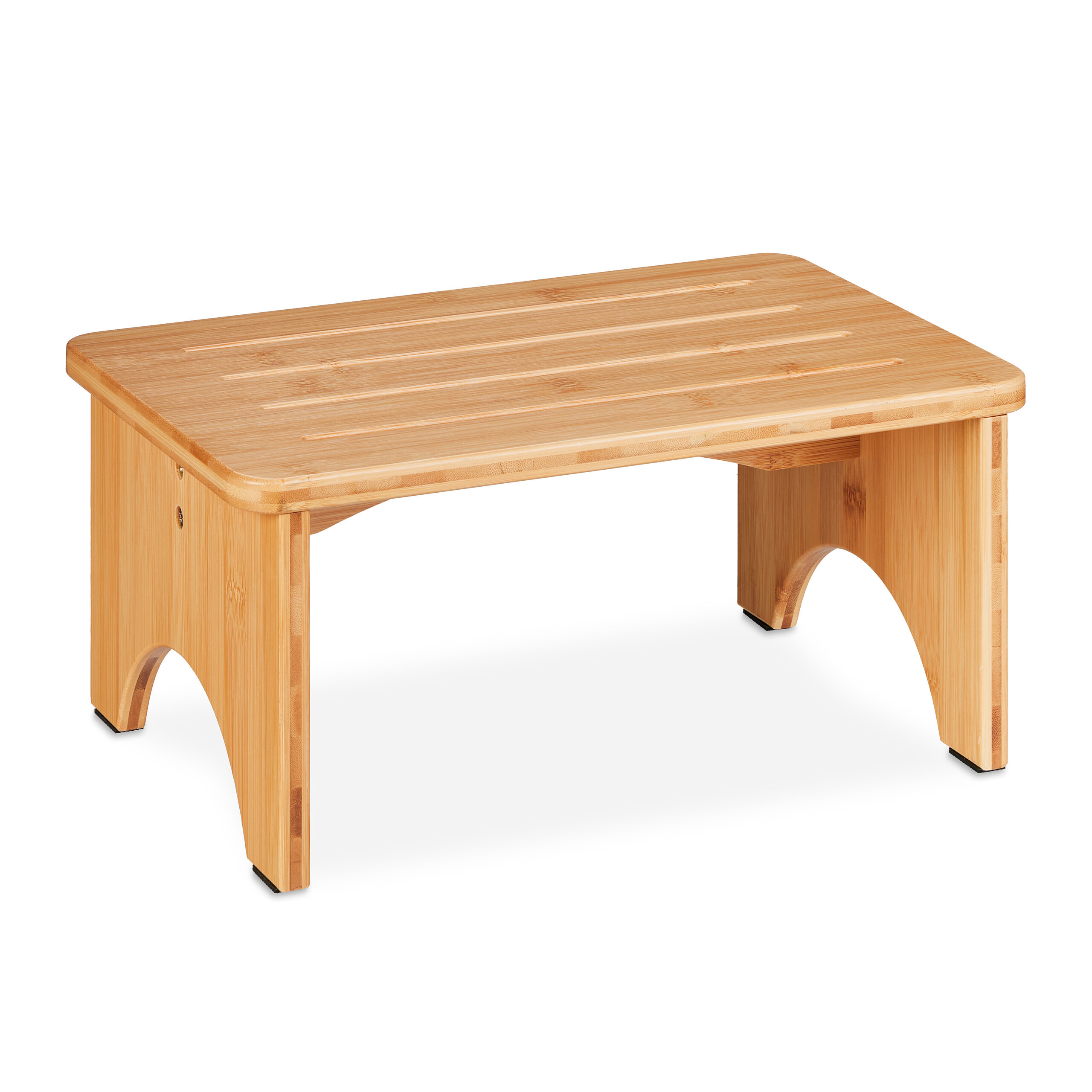 Footstool In Natural - (w)39 X (h)17.5 X (d)25 Cm