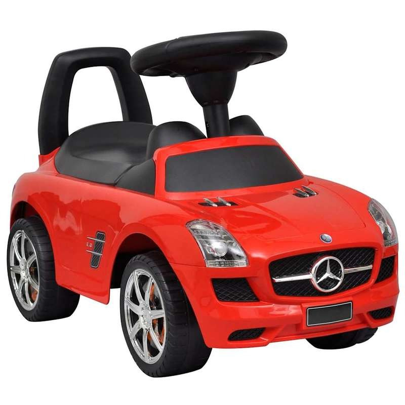 Pedalauto met opbergruimte onder de zitting, 66,2 x 28,7 x 38,4 cm, Rood