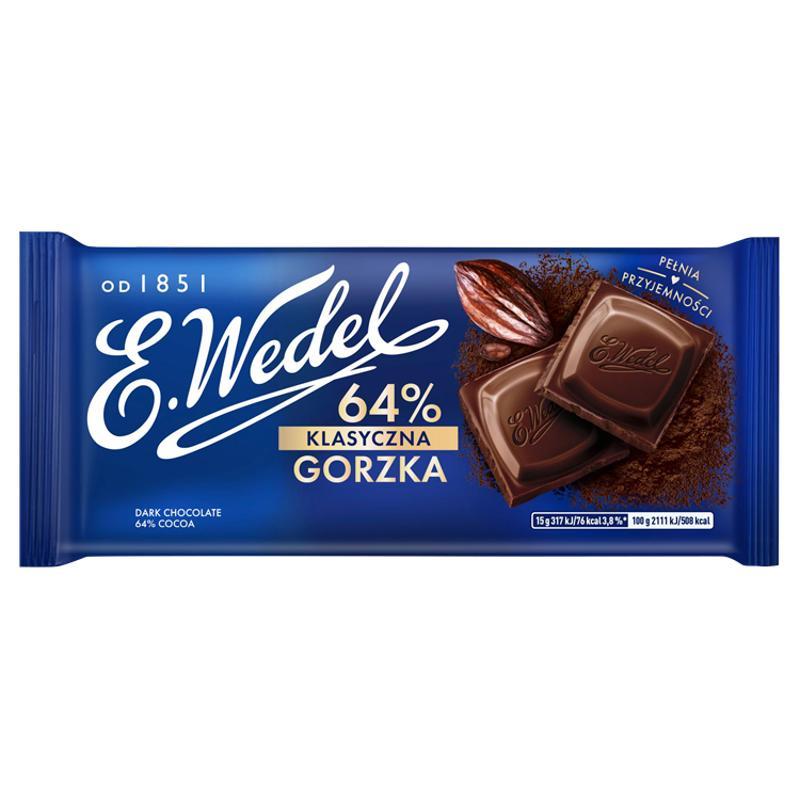 E. Wedel Classic Dark Chocolate 64% 90g
