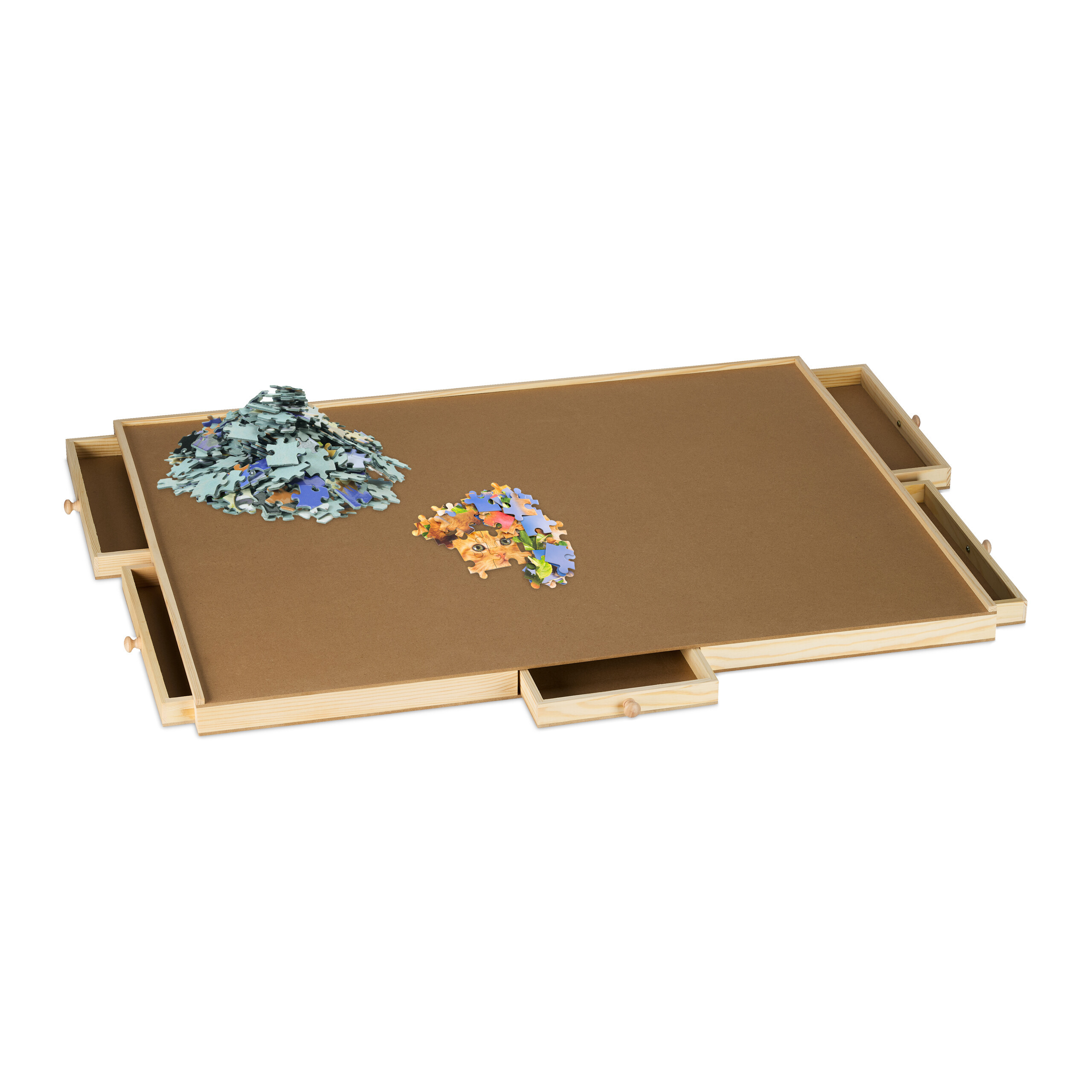 Puzzle Board In Natural - (w)88.5 X (h)4.5 X (d)68.5 Cm