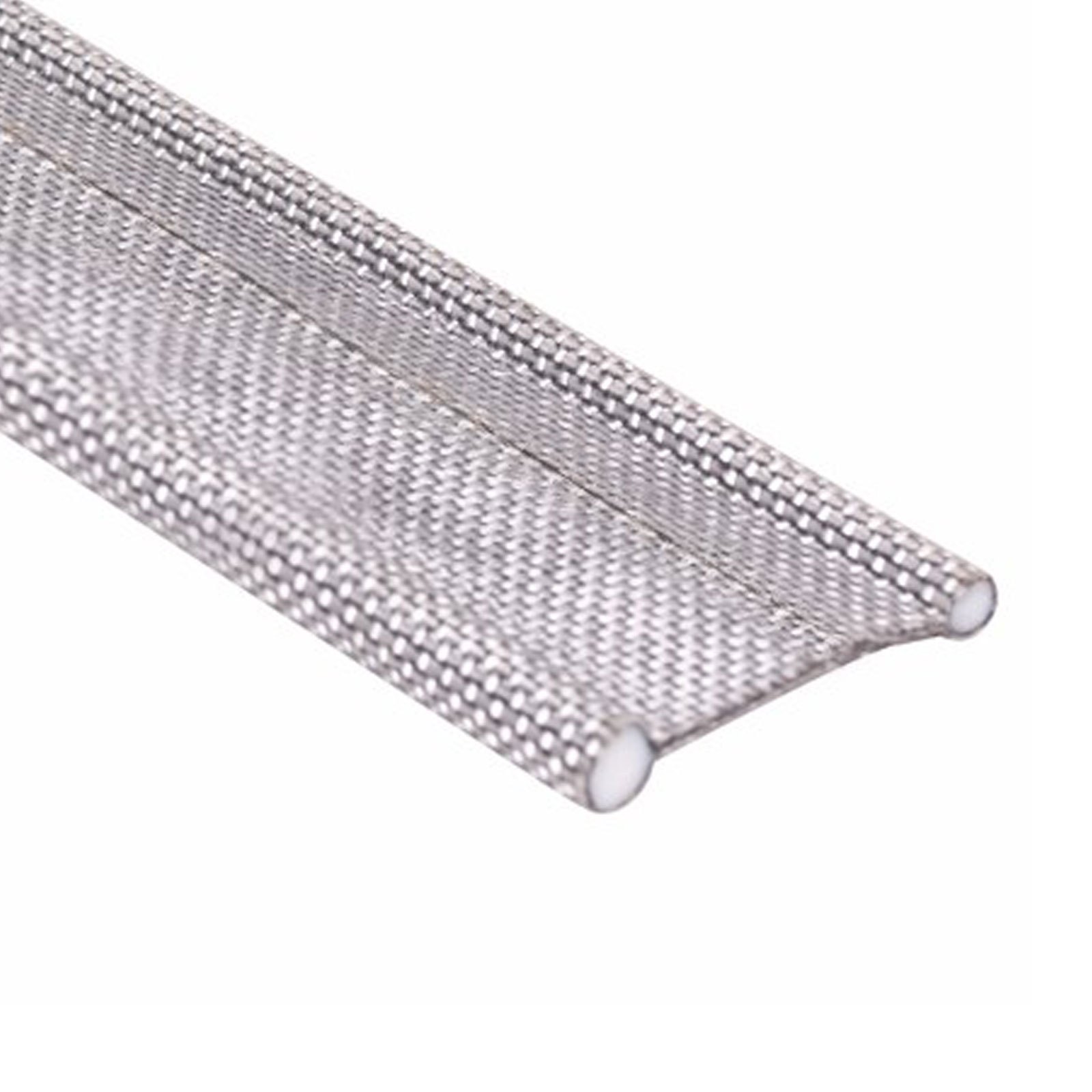 Image of 5 Meter Double Keder Strip - Keder Strip Ø6mm And Ø4mm Band 4 Cm Wide Adapter For Motorhome Tent Keder Awning - Keder Connection - And Flexible - Grey - Dual Keder Textile Cover