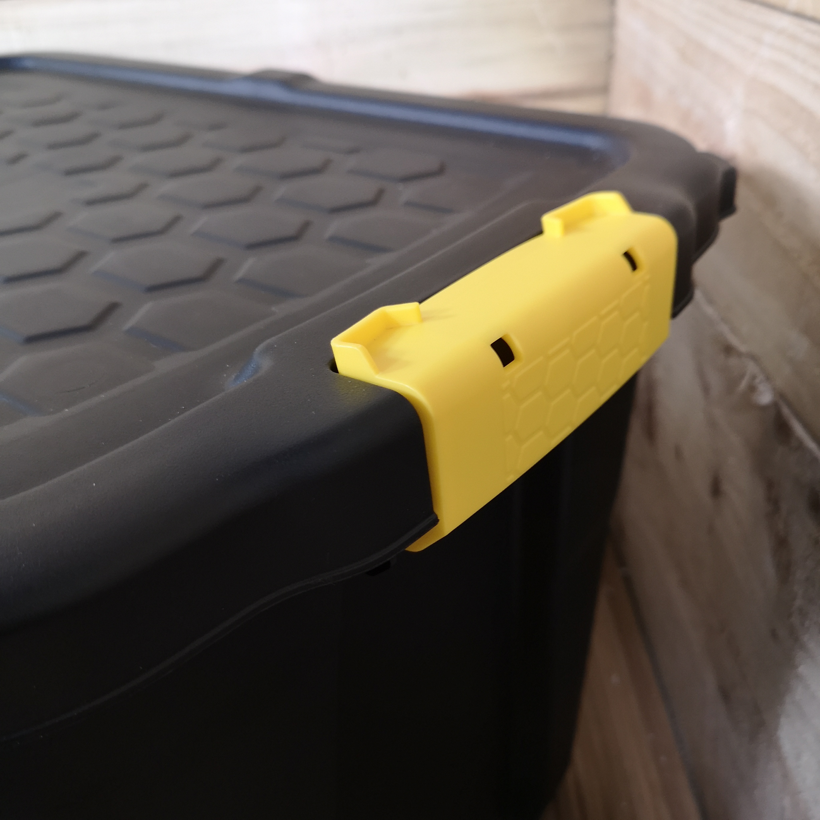 60L Heavy Duty Storage Tub, Lockable & Stackable