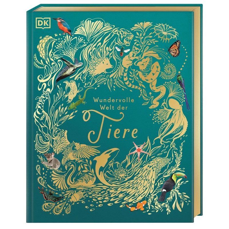 Image of Wonderful World Of Animals / A Picture Book For The Whole Family. Premium Edition With Ribbon Marker, Gold Foil, And Gilded Edges / Ben Hoare / Dorling Kindersley Publishers / Book / German / 2019