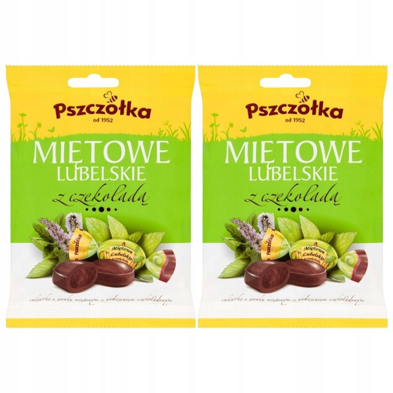 TEMU Honey Bee Mints Lublin 100g X 2pcs